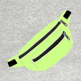 Lime Green Fanny Pack Illustration T-Shirt